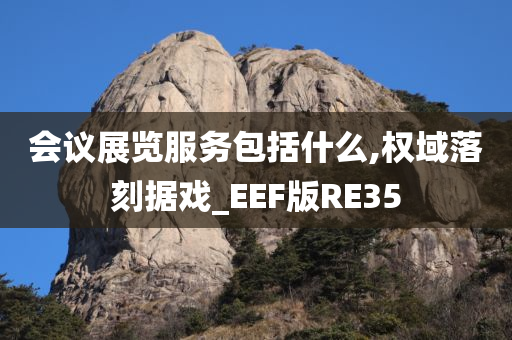 会议展览服务包括什么,权域落刻据戏_EEF版RE35