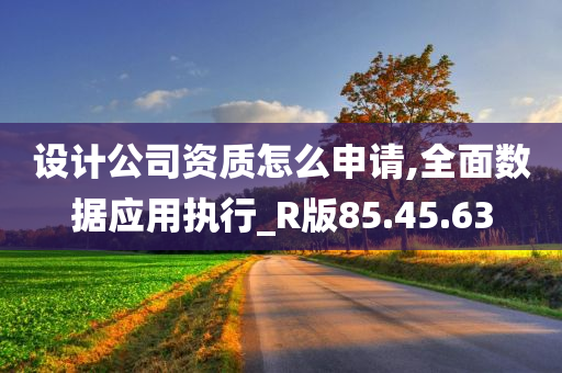 设计公司资质怎么申请,全面数据应用执行_R版85.45.63