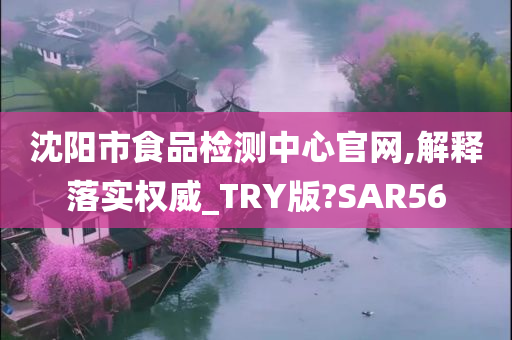 沈阳市食品检测中心官网,解释落实权威_TRY版?SAR56