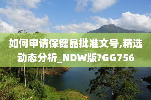 如何申请保健品批准文号,精选动态分析_NDW版?GG756