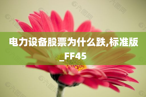 电力设备股票为什么跌,标准版_FF45