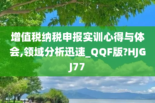 增值税纳税申报实训心得与体会,领域分析迅速_QQF版?HJGJ77