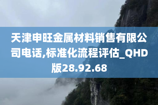 天津申旺金属材料销售有限公司电话,标准化流程评估_QHD版28.92.68