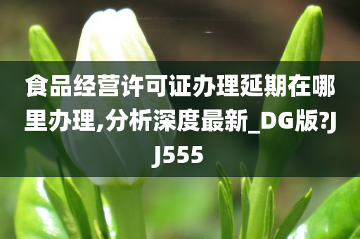 食品经营许可证办理延期在哪里办理,分析深度最新_DG版?JJ555