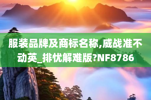 服装品牌及商标名称,威战准不动英_排忧解难版?NF8786