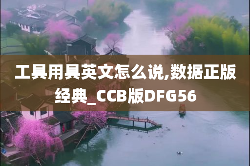 工具用具英文怎么说,数据正版经典_CCB版DFG56