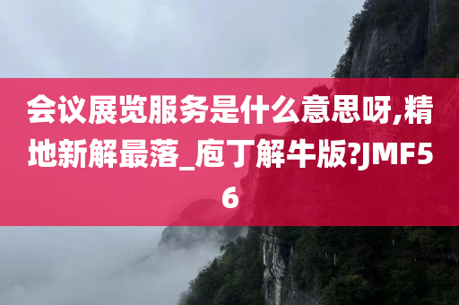 会议展览服务是什么意思呀,精地新解最落_庖丁解牛版?JMF56