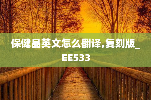 保健品英文怎么翻译,复刻版_EE533