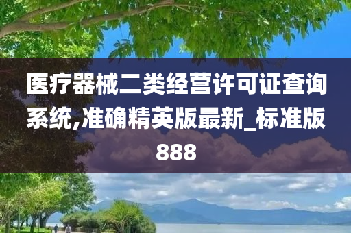 医疗器械二类经营许可证查询系统,准确精英版最新_标准版888