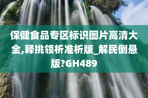 保健食品专区标识图片高清大全,释挑领析准析版_解民倒悬版?GH489