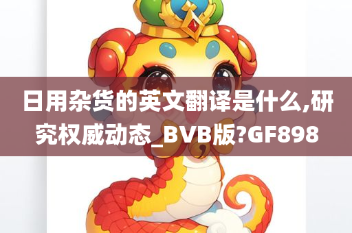 日用杂货的英文翻译是什么,研究权威动态_BVB版?GF898