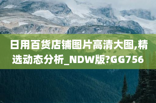 日用百货店铺图片高清大图,精选动态分析_NDW版?GG756