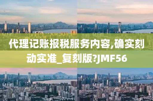 代理记账报税服务内容,确实刻动实准_复刻版?JMF56