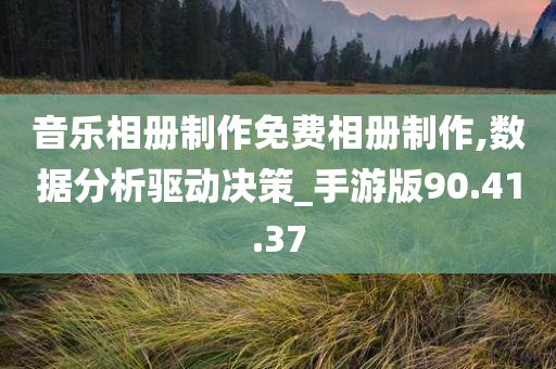 音乐相册制作免费相册制作,数据分析驱动决策_手游版90.41.37