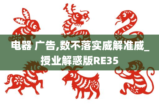 电器 广告,数不落实威解准威_授业解惑版RE35