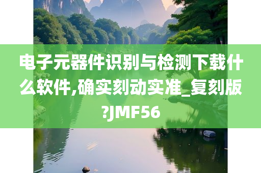 电子元器件识别与检测下载什么软件,确实刻动实准_复刻版?JMF56