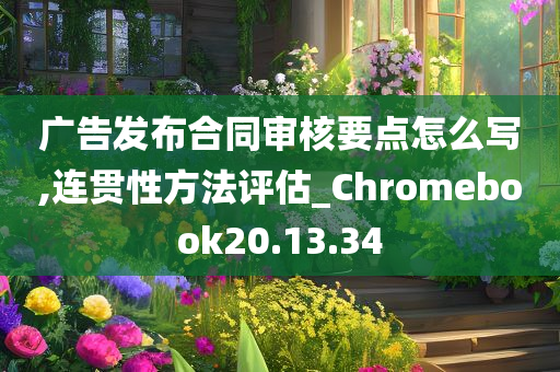 广告发布合同审核要点怎么写,连贯性方法评估_Chromebook20.13.34