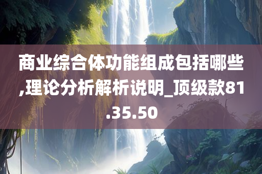 商业综合体功能组成包括哪些,理论分析解析说明_顶级款81.35.50