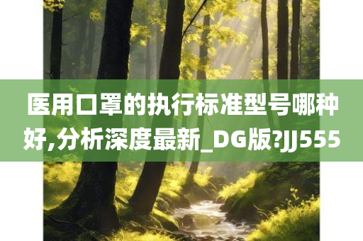 医用口罩的执行标准型号哪种好,分析深度最新_DG版?JJ555