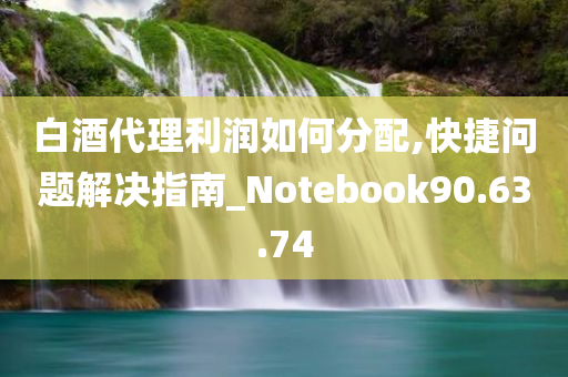 白酒代理利润如何分配,快捷问题解决指南_Notebook90.63.74