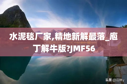 水泥毯厂家,精地新解最落_庖丁解牛版?JMF56