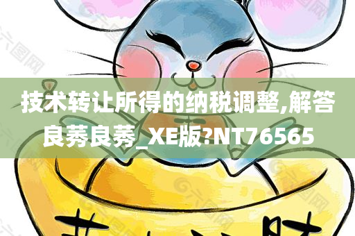 技术转让所得的纳税调整,解答良莠良莠_XE版?NT76565