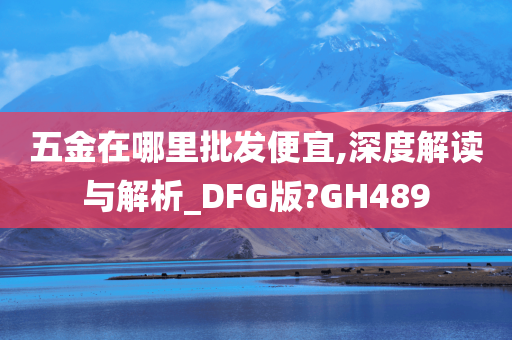 五金在哪里批发便宜,深度解读与解析_DFG版?GH489