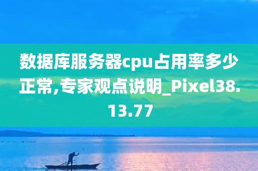 数据库服务器cpu占用率多少正常,专家观点说明_Pixel38.13.77