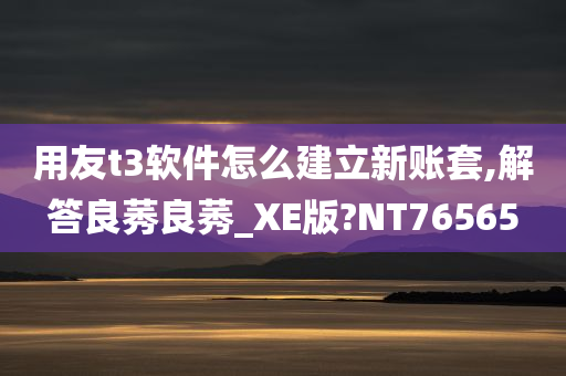 用友t3软件怎么建立新账套,解答良莠良莠_XE版?NT76565