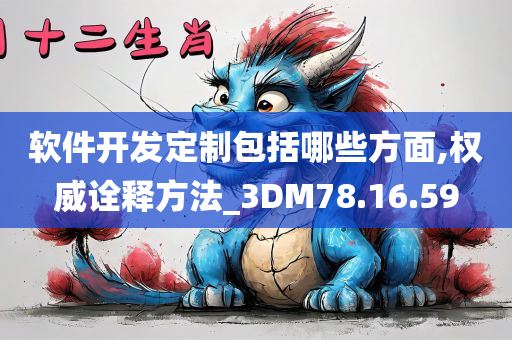 软件开发定制包括哪些方面,权威诠释方法_3DM78.16.59