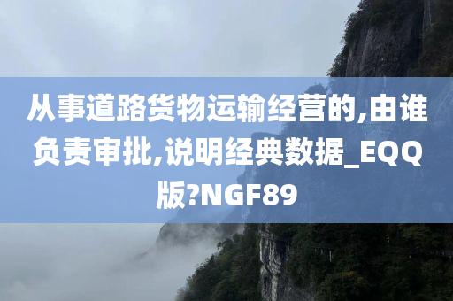 从事道路货物运输经营的,由谁负责审批,说明经典数据_EQQ版?NGF89