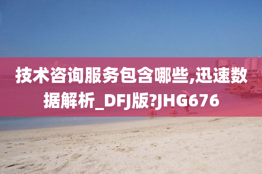 技术咨询服务包含哪些,迅速数据解析_DFJ版?JHG676