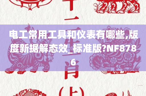 电工常用工具和仪表有哪些,版度新据解态效_标准版?NF8786