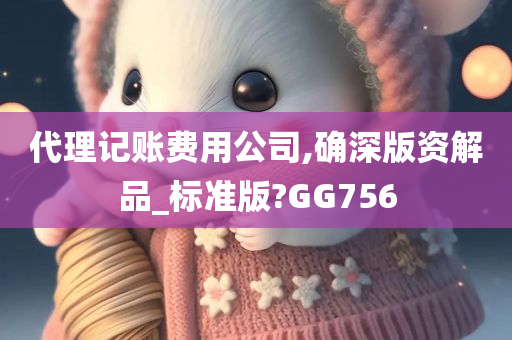 代理记账费用公司,确深版资解品_标准版?GG756