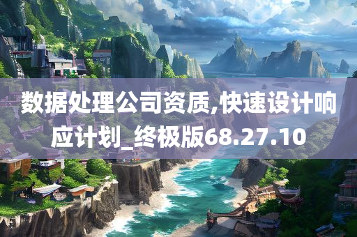 数据处理公司资质,快速设计响应计划_终极版68.27.10