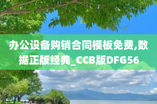 办公设备购销合同模板免费,数据正版经典_CCB版DFG56