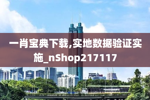 一肖宝典下载,实地数据验证实施_nShop217117