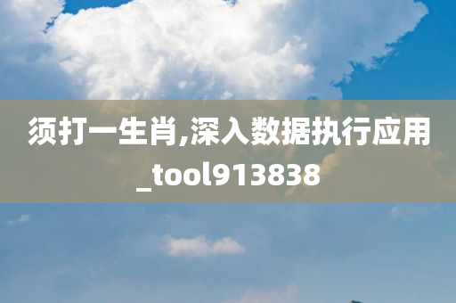 须打一生肖,深入数据执行应用_tool913838