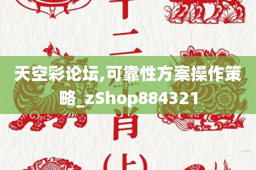 天空彩论坛,可靠性方案操作策略_zShop884321