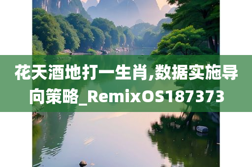 花天酒地打一生肖,数据实施导向策略_RemixOS187373