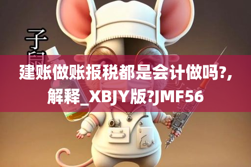 建账做账报税都是会计做吗?,解释_XBJY版?JMF56