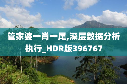 管家婆一肖一尾,深层数据分析执行_HDR版396767