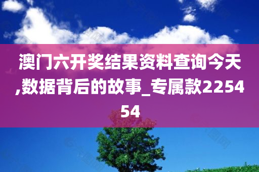 澳门六开奖结果资料查询今天,数据背后的故事_专属款225454