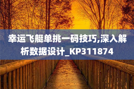 幸运飞艇单挑一码技巧,深入解析数据设计_KP311874