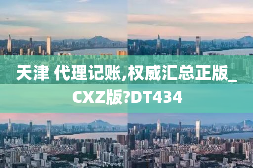 天津 代理记账,权威汇总正版_CXZ版?DT434