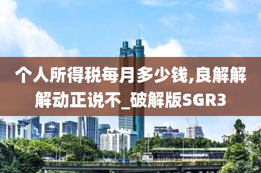 个人所得税每月多少钱,良解解解动正说不_破解版SGR3