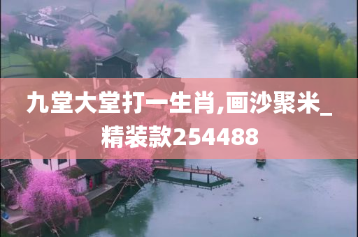 九堂大堂打一生肖,画沙聚米_精装款254488