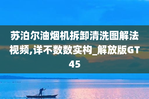 苏泊尔油烟机拆卸清洗图解法视频,详不数数实构_解放版GT45