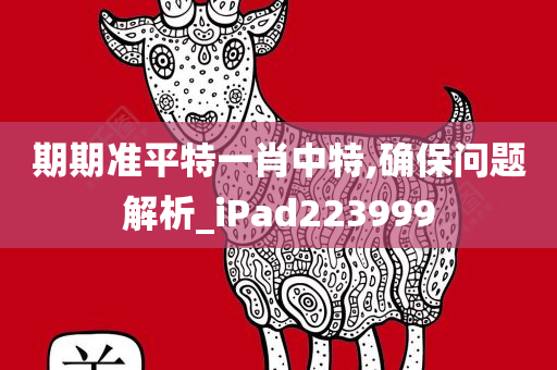 期期准平特一肖中特,确保问题解析_iPad223999