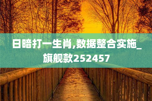 日暗打一生肖,数据整合实施_旗舰款252457